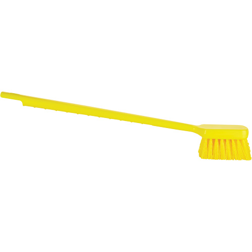 Brosse &agrave; manche long ColorCore, Soies Ferme, Longueur de 20", Jaune Rock Safety Industrial Ltd