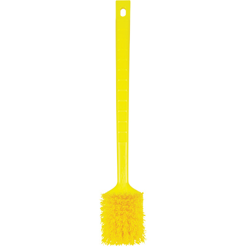 Brosse &agrave; manche long ColorCore, Soies Ferme, Longueur de 20", Jaune Rock Safety Industrial Ltd