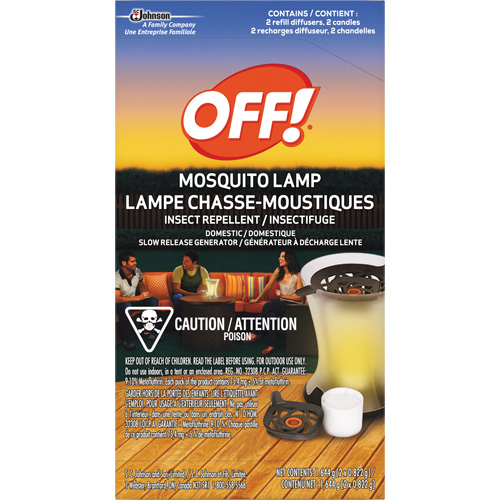 OFF! PowerPad&reg; Mosquito Repellent Lamp Refills, DEET Free, Refill, 1.644 g Rock Safety Industrial Ltd