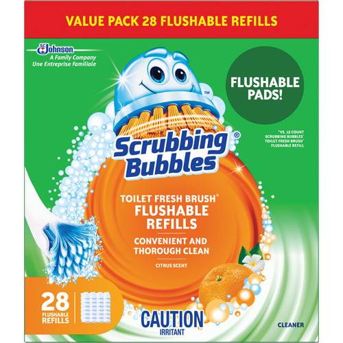 Scrubbing Bubbles&reg; Fresh Brush&reg; Toilet Brush Refills, Refill Rock Safety Industrial Ltd