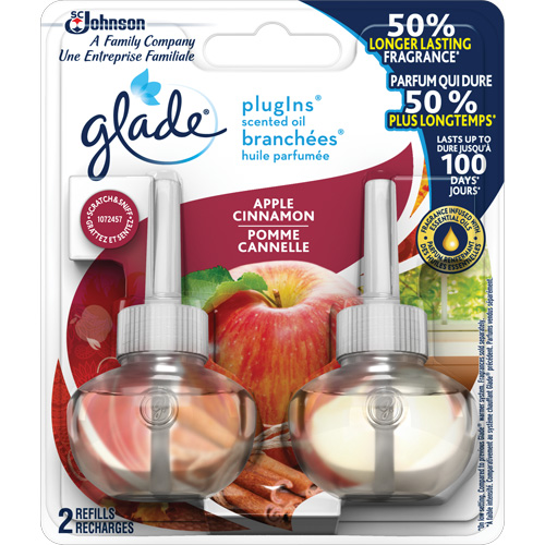 Glade&reg; PlugIns&reg; Scented Oil Refills, Apple Cinnamon, Cartridge Rock Safety Industrial Ltd