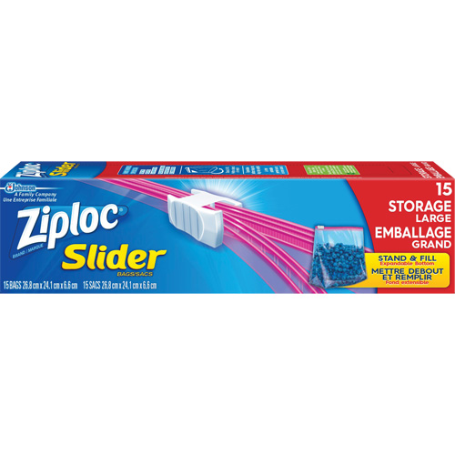 Ziploc&reg; Slider Freezer Bags Rock Safety Industrial Ltd