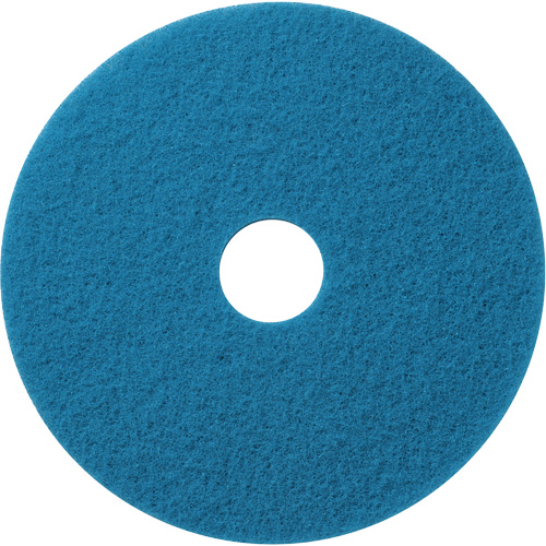 Tampons de nettoyage pour planchers, 12", Nettoyage/&agrave; r&eacute;curer, Bleu Rock Safety Industrial Ltd