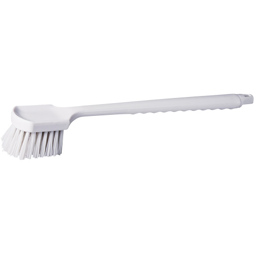 Brosse &agrave; chaudron &agrave; manche long, 20" l, Soies Polypropyl&egrave;ne, Blanc Rock Safety Industrial Ltd