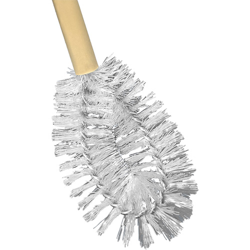HD Toilet Brush with Wire Centre, 20" L, Polypropylene Bristles, Yellow Rock Safety Industrial Ltd