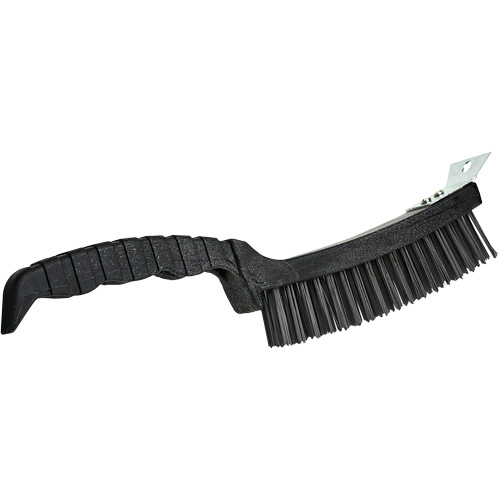 Brosse, Acier, 4 x 17 rangs de fils, Longueur 12" Rock Safety Industrial Ltd