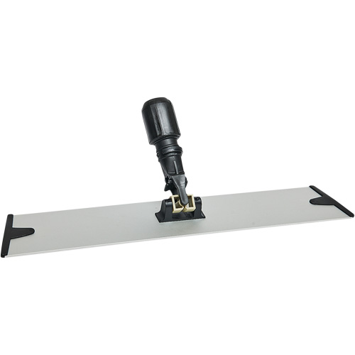 Support de vadrouille &agrave; &eacute;pousseter en microfibres &agrave; boucles et crochets, 18", Aluminium Rock Safety Industrial Ltd