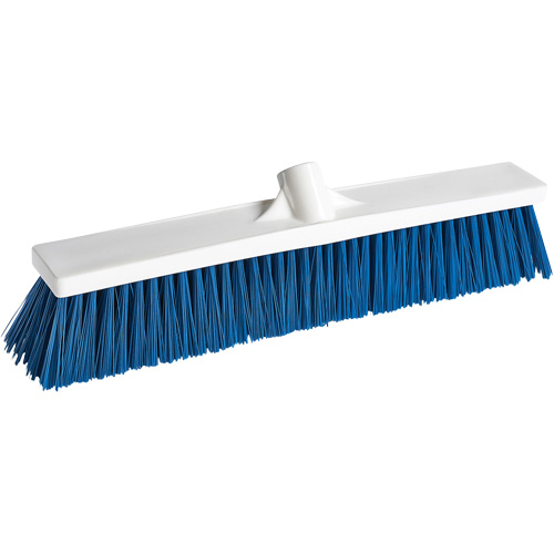 Foodservice Push Broom, Medium Bristles, 18", Polypropylene, White Rock Safety Industrial Ltd