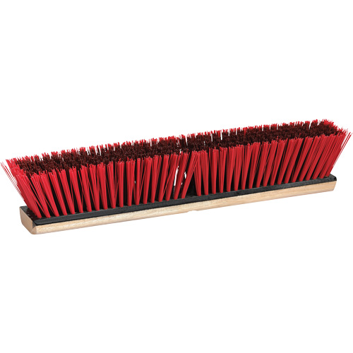 T&ecirc;te de balai-brosse pour garage, 14", Cors&eacute;, Soies PVC Rock Safety Industrial Ltd