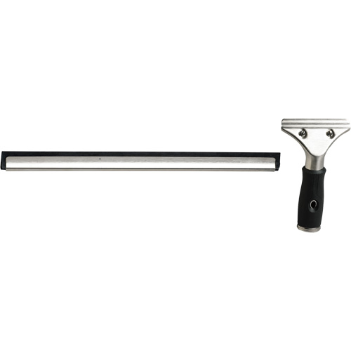 Window Squeegee with Handle, 18", Rubber, Stainless Steel Frame Rock Safety Industrial Ltd