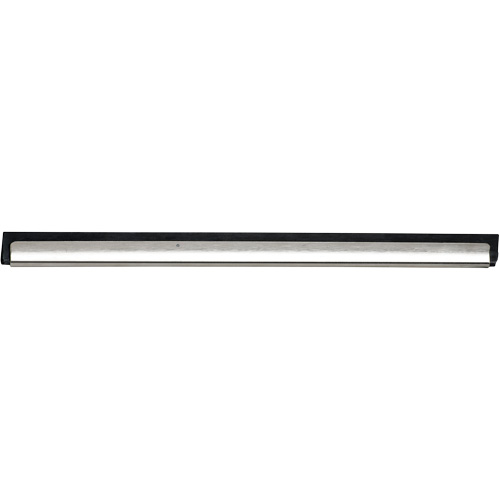 Window Squeegee Channel and Rubber, 18", Rubber, Stainless Steel Frame Rock Safety Industrial Ltd