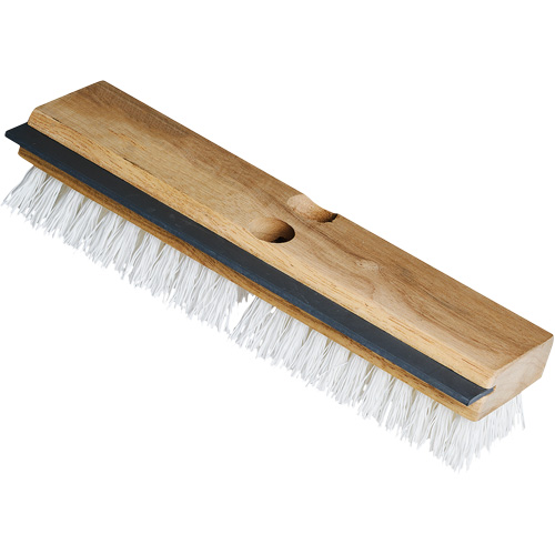 Utility Scrub Brush & Squeegee, 11" L, Polypropylene Bristles, White Rock Safety Industrial Ltd