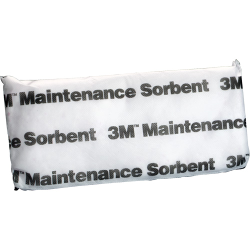 Tampon absorbant de maintenance, Huile seulement, 15" lo x 7" la, 12,6 gal absorption/pqt Rock Safety Industrial Ltd