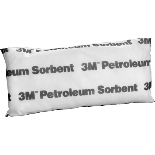 Petit tampon absorbant pour produits p&eacute;troliers, Huile seulement, 15" lo x 7" la, 12,7 gal absorption/pqt Rock Safety Industrial Ltd