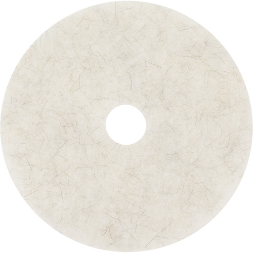 Tampon de m&eacute;lange naturel, 17", Brunissage, Blanc Rock Safety Industrial Ltd