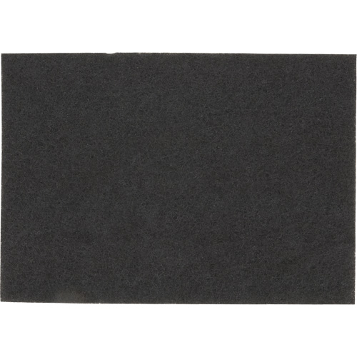 Hi-Performance Pad, 14" x 28", Stripping, Black Rock Safety Industrial Ltd
