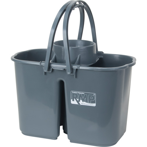 Mop Pail & Wringer, Strainer, 3.75 US Gal.(15 Quart), Grey Rock Safety Industrial Ltd