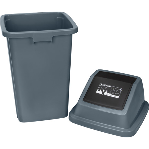 Garbage Can, Plastic, 26 US gal. Rock Safety Industrial Ltd