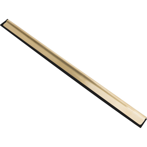 Lame de raclette &agrave; vitres, 14", Caoutchouc, Cadre Laiton Rock Safety Industrial Ltd