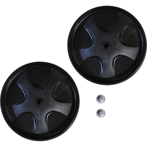Replacement Wheels & Push Caps for Waste Dolly Rock Safety Industrial Ltd