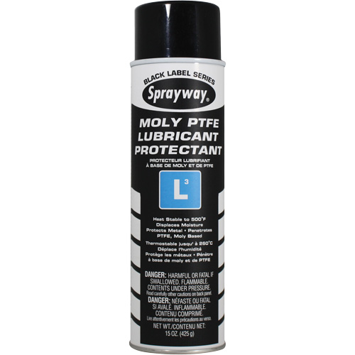 Lubrifiant protecteur au molybd&egrave;ne et PTFE L3, Canette a&eacute;rosol Rock Safety Industrial Ltd