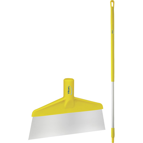 Grattoir &agrave; plancher avec manche, Jaune, 9-3/5" la x 55-9/10" lo Rock Safety Industrial Ltd