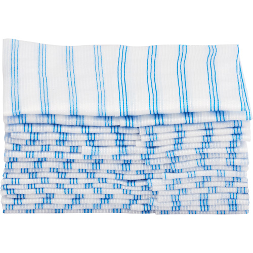 Chiffons jetables, Microfibre, Bleu/Blanc Rock Safety Industrial Ltd