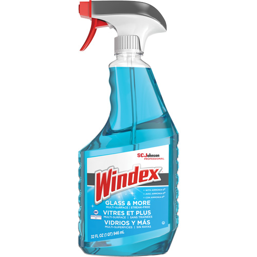 Nettoyant pour verre Windex avec Ammonia-D, 32 oz liq., Bouteille &agrave; g&acirc;chette Rock Safety Industrial Ltd