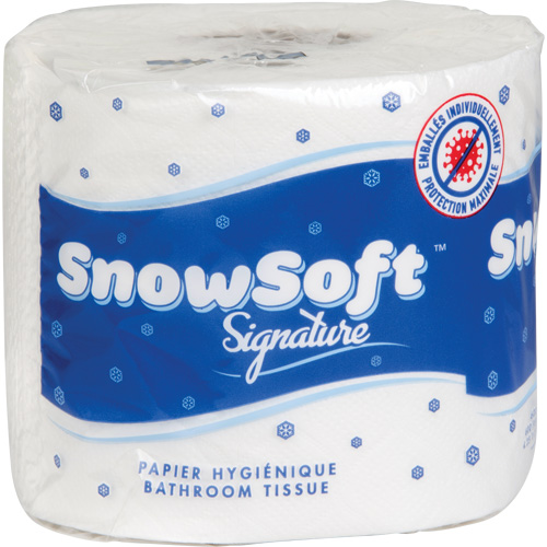Snow Soft Premium Toilet Paper, 2 Ply, 600 Sheets/Roll, 145' Length, White Rock Safety Industrial Ltd