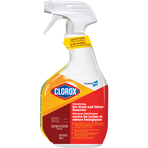 Disinfecting Bio Stain & Odour Remover, 946 ml, Trigger Bottle Rock Safety Industrial Ltd