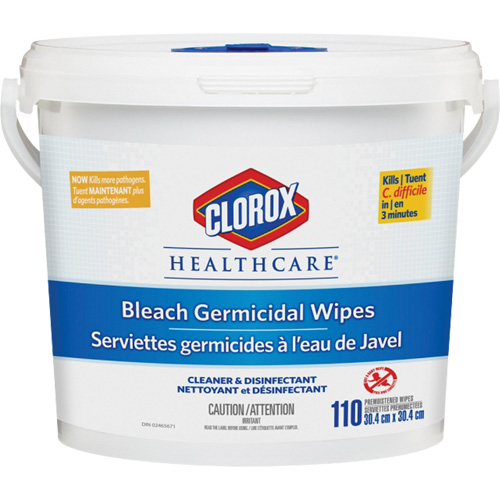 Healthcare&reg; Disinfecting Bleach Wipes, 110 Count Rock Safety Industrial Ltd