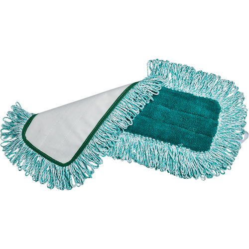 Tampon sec &agrave; frange, Style Boucles et crochets, Microfibre/Polyester, 36" lo x 5-3/4" la Rock Safety Industrial Ltd