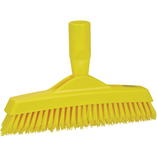 Grout Brush, Stiff Bristles, 9-1/4" Long, Yellow Rock Safety Industrial Ltd