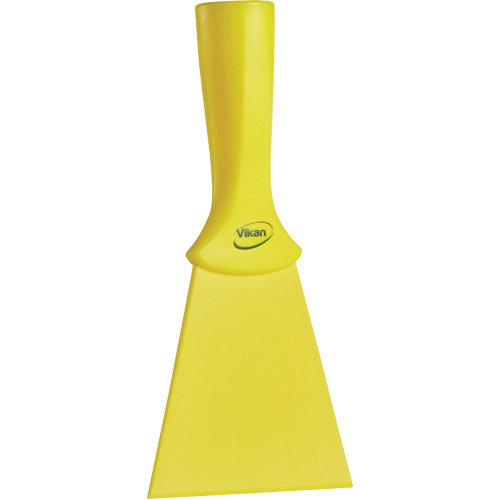 Grattoir en nylon avec poign&eacute;e filet&eacute;e, Jaune, 4" la x 8" lo Rock Safety Industrial Ltd