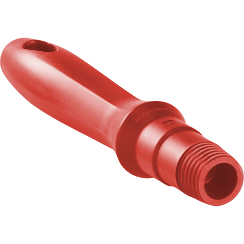 Mini manche, Brosse/Support &agrave; tampon/Grattoir/Raclette, Rouge, Standard, 6-1/4" lo Rock Safety Industrial Ltd