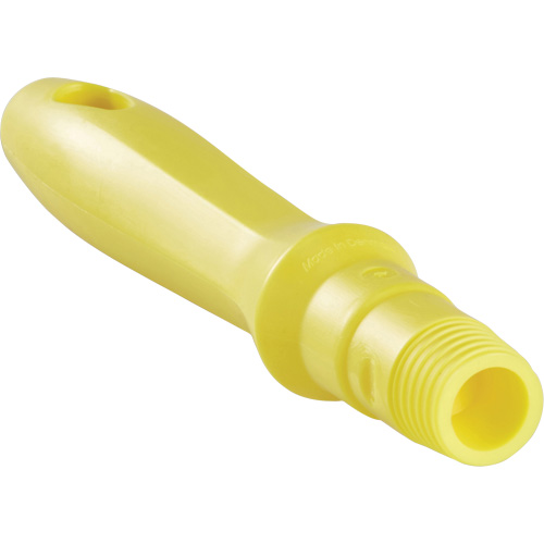 Mini manche, Brosse/Support &agrave; tampon/Grattoir/Raclette, Jaune, Standard, 6-1/4" lo Rock Safety Industrial Ltd