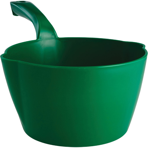 Round Bowl Scoop, Plastic, Green, 64 oz. Rock Safety Industrial Ltd