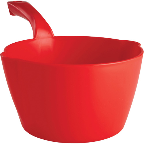 Round Bowl Scoop, Plastic, Red, 64 oz. Rock Safety Industrial Ltd