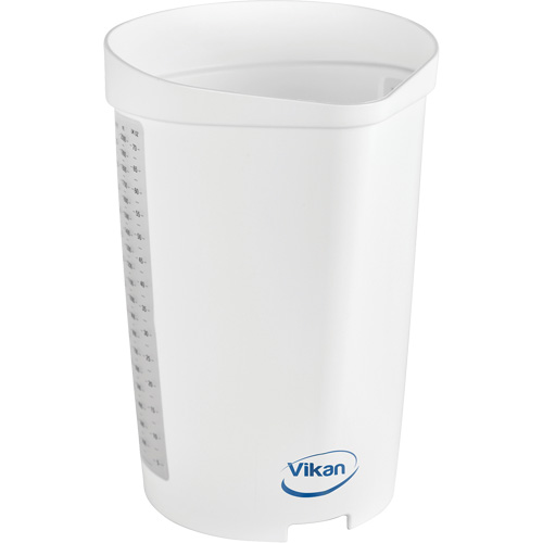Cruche gradu&eacute;e, Plastique, Blanc, 65 oz Rock Safety Industrial Ltd