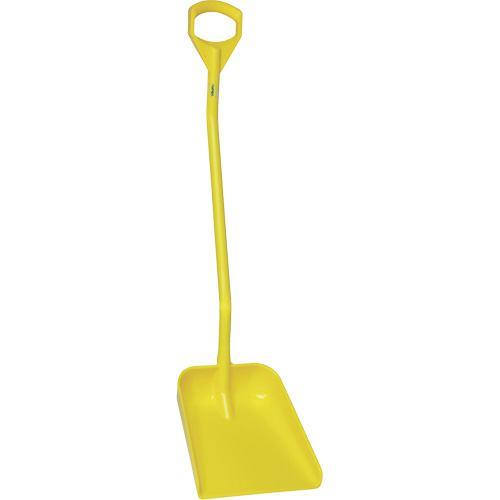 Pelle ergonomique &agrave; grande lame, Longueur de 51", Plastique, Jaune Rock Safety Industrial Ltd