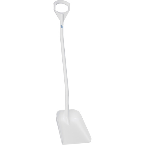 Pelle ergonomique &agrave; lame r&eacute;duite, Longueur de 50", Plastique, Blanc Rock Safety Industrial Ltd