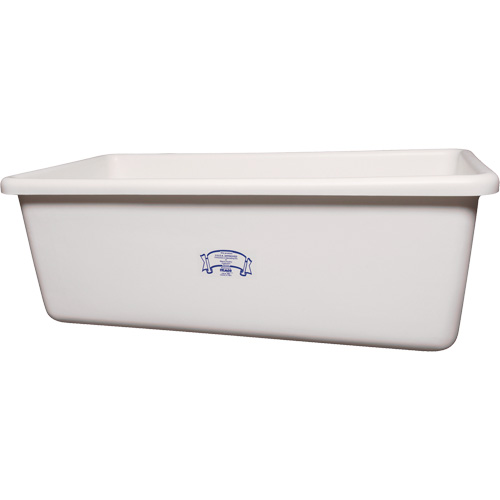 Bac de rangement et transport, Plastique, Blanc Rock Safety Industrial Ltd