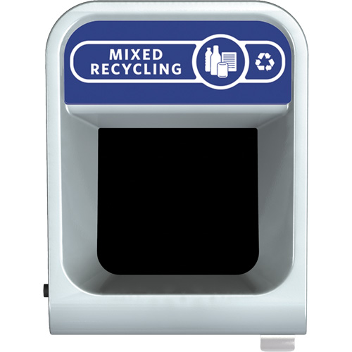 Configure Mixed Recycling Waste Container, Bulk/Curbside/Deskside, Steel, 15 US gal. Rock Safety Industrial Ltd