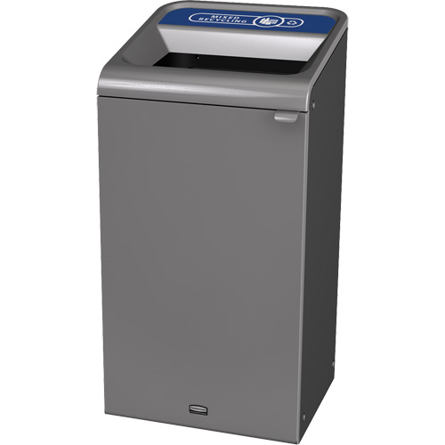 Configure Mixed Recycling Waste Container, Bulk/Curbside/Deskside, Steel, 23 US gal. Rock Safety Industrial Ltd