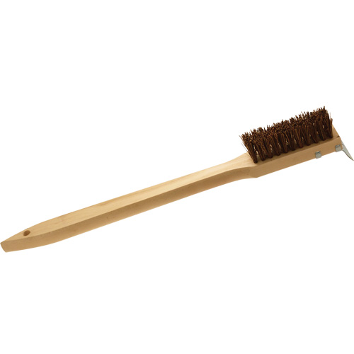Brosse &agrave; barbecue pour consommateur, Fibre de piassava, Longueur 20" Rock Safety Industrial Ltd