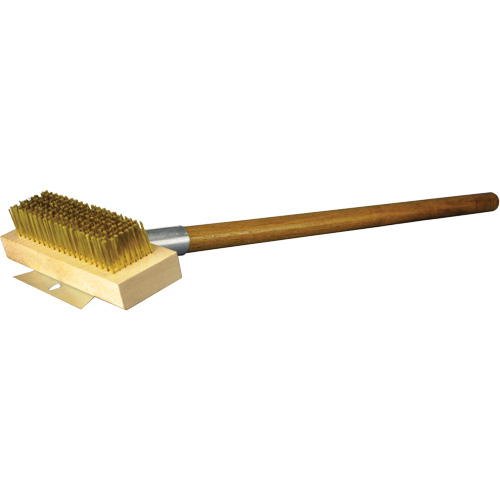 Brosse ultime pour gril et four, Laiton, Longueur 30" Rock Safety Industrial Ltd