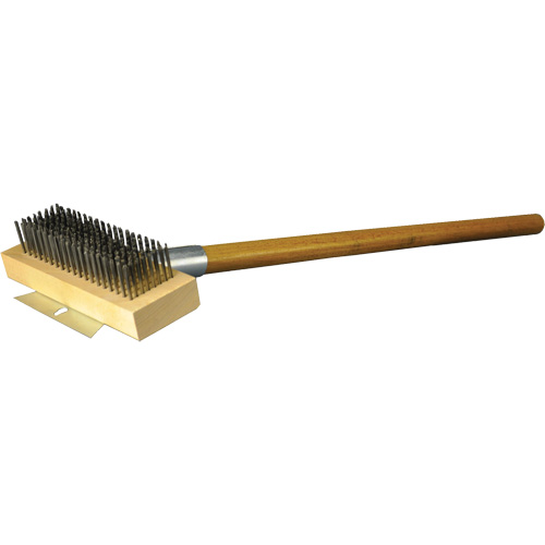 Brosse ultime pour gril et four, Acier inoxydable, Longueur 30" Rock Safety Industrial Ltd