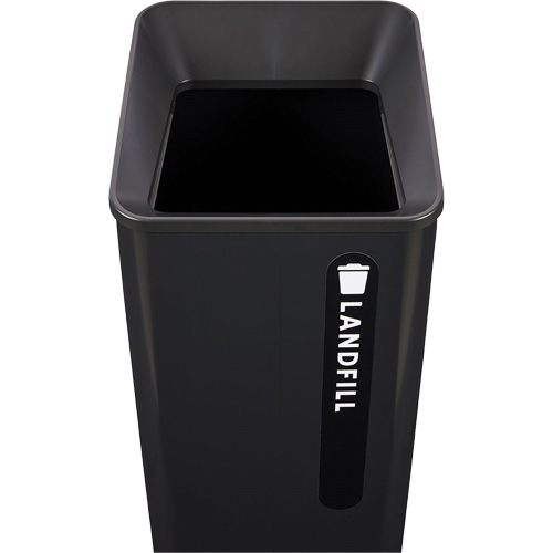 Bac d'ordures destin&eacute;s &agrave; l'enfouissement Sustain, Plastique/Acier, 23 gal. US Rock Safety Industrial Ltd