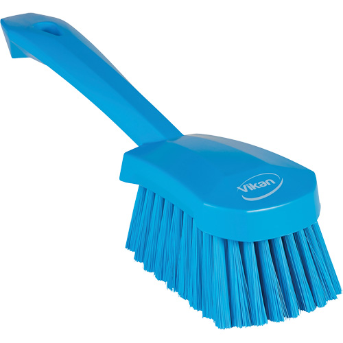 Short-Handled Washing Brush, Soft Bristles, 10-1/2" Long, Blue Rock Safety Industrial Ltd