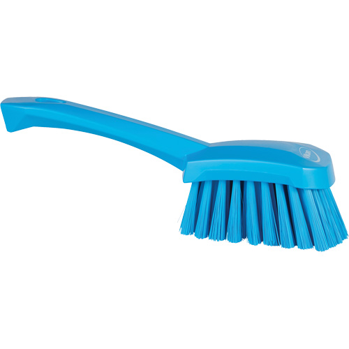 Short-Handled Washing Brush, Soft Bristles, 10-1/2" Long, Blue Rock Safety Industrial Ltd
